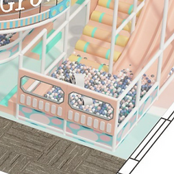 The Grove Indoor Play and Cafe Playground Rendering