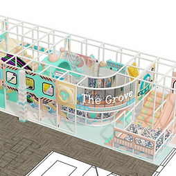 The Grove Indoor Play and Cafe Playground Rendering